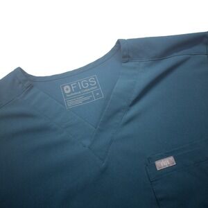 FIGS Scrub Top Men's Medium Technical Collection Hunter Green Style FM1500